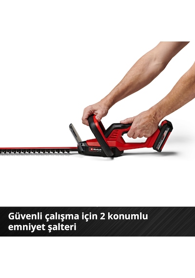 Einhell GC-CH 18/40 Li, Akülü Çit Budama Seti (2,5 Ah Akü ve Şarj Cihazı Dahildir)