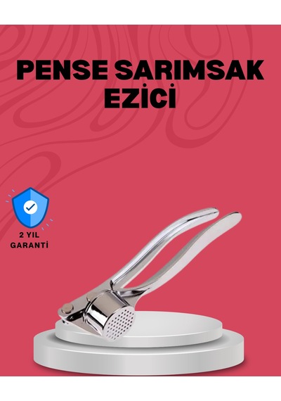 Sarımsak Ezici Kolay Kullanım Ve Dayanıklı Gövde - Lisinya Gümüş