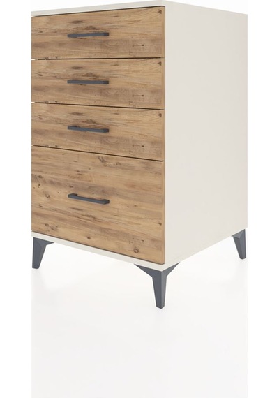 Kronos Komodin 4 Çekmeceli 60x59x96 Aytaşı-çam Aytaşı