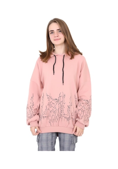 Blue Gym Kapüşonlu Sweatshirt