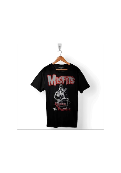 The Misfits Legacy Of Brutality Punk Rock Müzik Baskılı Tişört Unisex T-shirt 001
