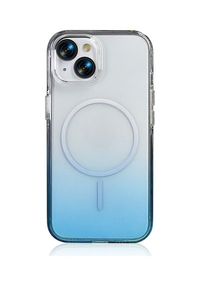 Apple Uyumlu iPhone 13 Kılıf M-safe Şarj Özellikli Zore Septik Silikon Kapak Mor