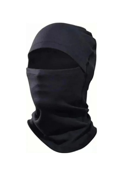 Yıldızan Siyah Termal Kar Maske Koruyucu Boyun Özellikli
