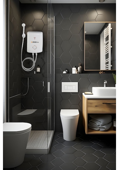 Arnell 7500 W Elektirikli Ani Su Isıtıcısı Banyo Ve Mutfak Şofbeni
