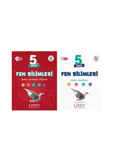 Limit 2025 5. Sınıf Fen Bilimleri Konu Anlatım + Soru Bankası Seti 2 Kitap Güncel Müfredat