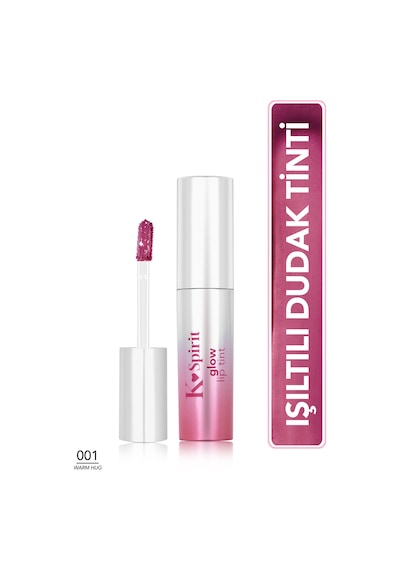 Flormar K-spirit Glow Lip Tint Yoğun Nemlendirici & Işıltılı Uzun Süre Kalıcı Dudak Tint'i 001warmhug