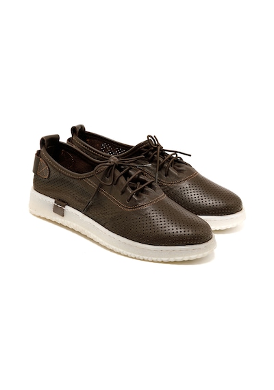 Sneaker Günlük Kadın Rc-25y-126-m039 John May Ceviz Acı Kahverengi
