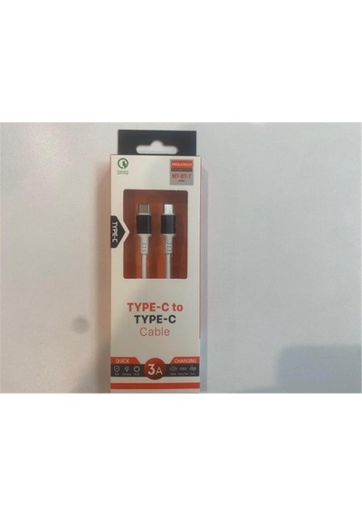 Megatech Mt-dt-t 1mt Usb Type-c To Type-c Şarj Ve Data Kablosu