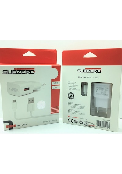 Subzero Sg12 2.1A Micro Usb Seyahat Şarj Cihazı