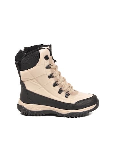 Bej Polarlı Kaymaz Taban Soğuğa Dirençli Unisex Çocuk Bot Felix F Bej