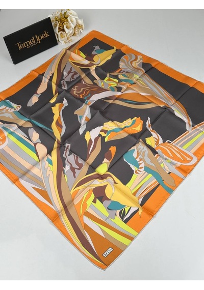 Belli Saf Twill İpek Eşarp 4017d - 81