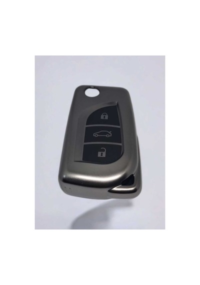 Anahtarlık Kabı Silikon Gri Toyota Model Lux Kutulu Pnt131 - 699440067