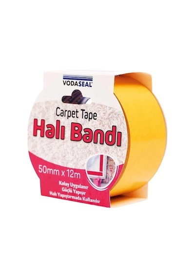 Vodaseal Halı Bandı Çift Taraflı Bant 50mm - 12 Metre-1088
