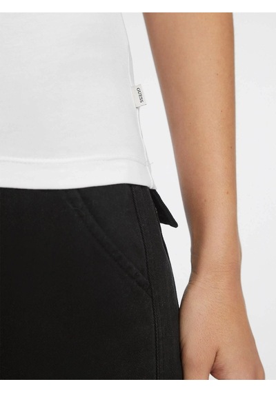 Guess Kadın T-shırt W4yı23j1314-g011 Beyaz