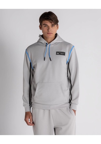 Kappa Authentic Tech Zedek Erkek Lacivert Comfort Hoodie Siyah