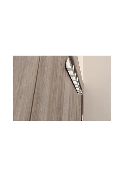 Banyo Kapısı Arkası Askılık, Metal Beyaz Tasarımlı Organizer 12 Izgara