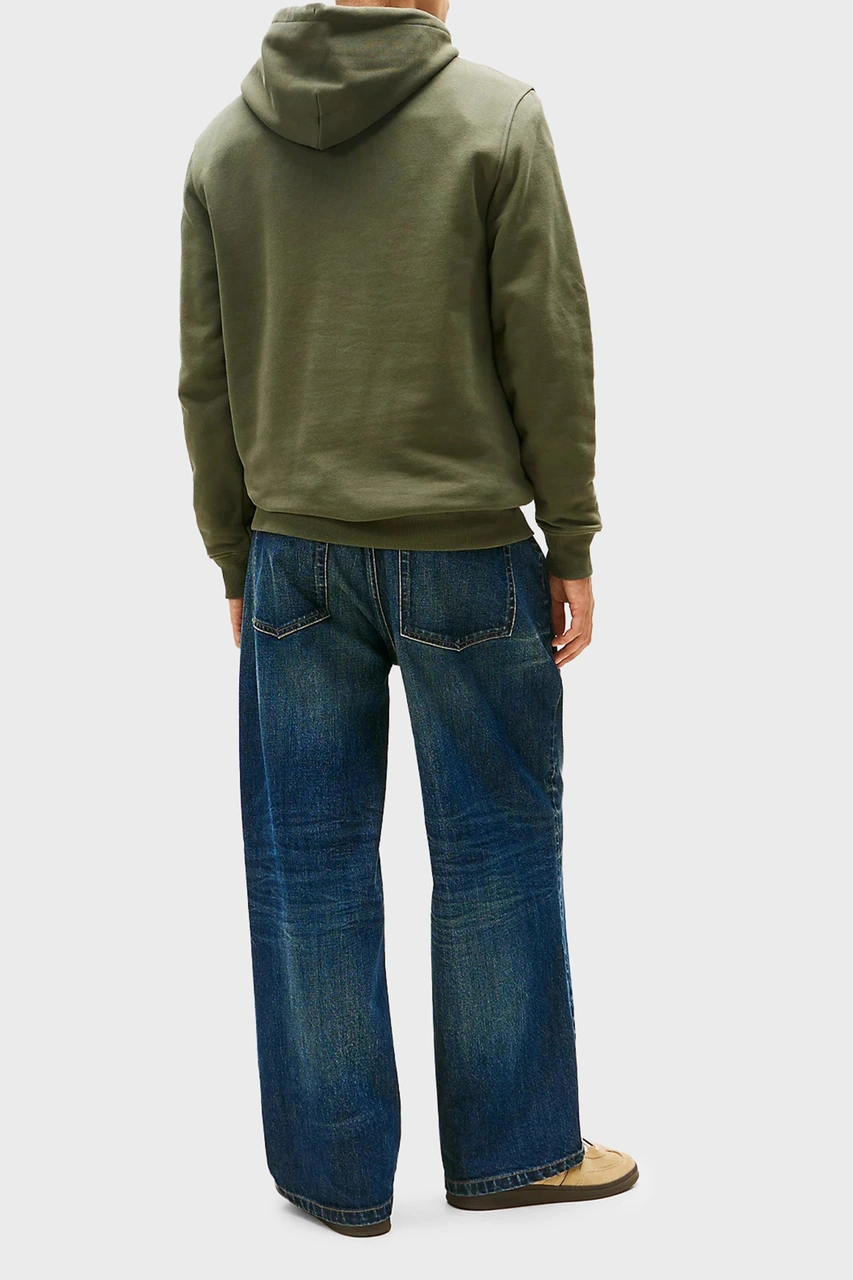 Tommy Jeans Erkek Sweat Dm0dm20258 0h7 Koyu Yeşil Koyu Yeşil