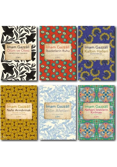 Gazali Seti 6 Kitap/ölüm Ve Ötesi/ İbadetlerin Ruhu/ Kalbin Halleri/ Nefsi Arındırmak/dilin Afetleri