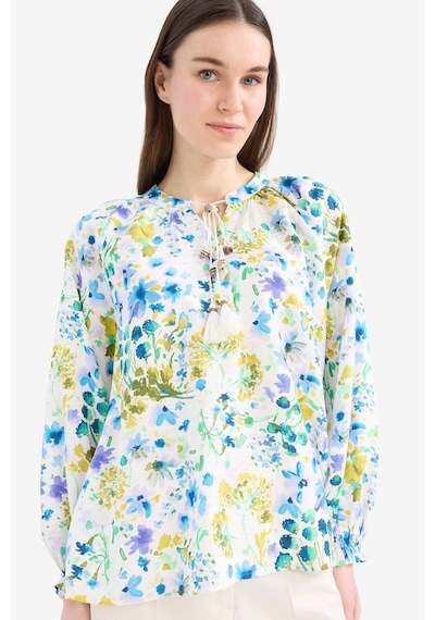 DeFacto Relax Fit Baskılı Uzun Kollu Tesettür Gömlek Tunik E1100AX25HSER105