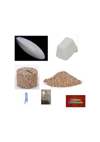 Kuş Kafesi Ana İhtiyaç Seti Gaga Taşı Kalamar Kemik Mineral Blok