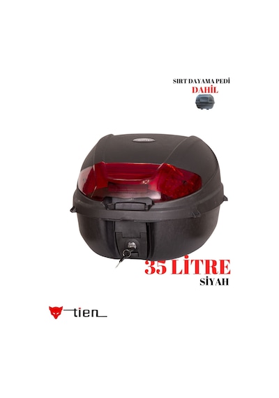 Tien 35 Lt Siyah Motosiklet Çanta