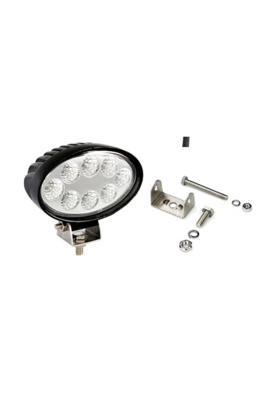 8 Ledli Oval Çalışma Lambası Kabin 12-24v New Holland Led Lamba