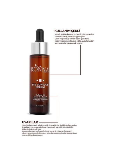 Ronna Beauty Eye Contour Göz Çevresi Aydınlatıcı Serum 30 ML