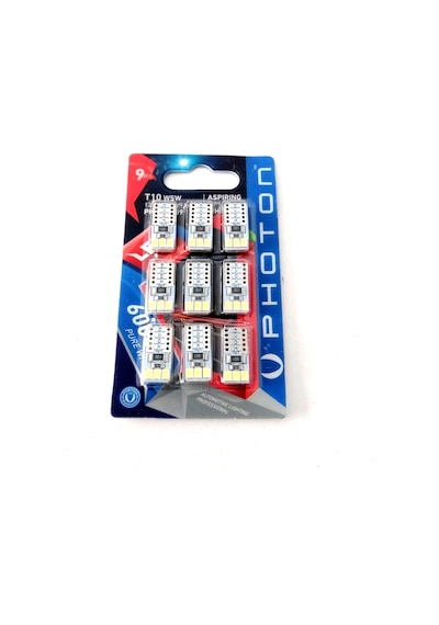 PHOTON T10 LED OTO PARK AMPULÜ BEYAZ PH7010 W5W 9 Adet