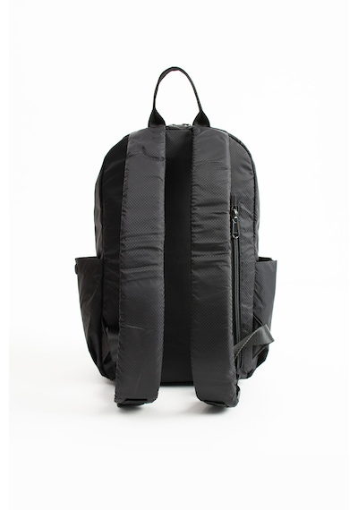 Özer-6032 Sanmorris Unisex Suya Dayanıklı Paraşüt Kumaş 5 Bölmeli Laptop Bölmeli Seyahat Ve Okul Çantası Siyah