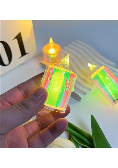 Mini Led Lamba Küçük Aralık 2023 Masaüstü 4cm Pvc Sihirli Renkli