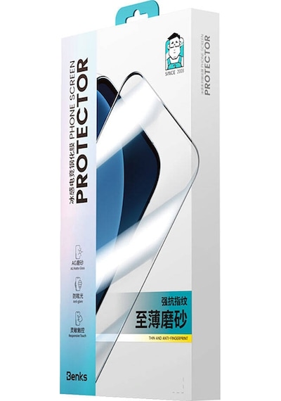 Apple iPhone 15 Pro Max Uyumlu Benks Anti-dust Toz Önleyici Özellikli Gaming Ekran Koruyucu