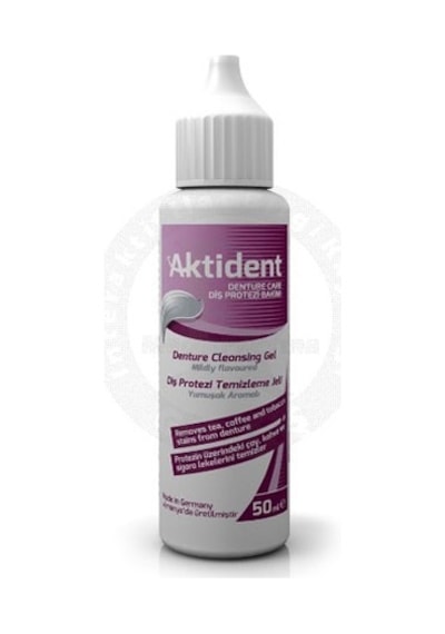 Aktident Diş Protezi Temizleme Jeli 50 ML