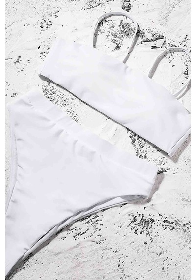 Angelsin V Kesim Yüksek Bel Bikini Takım