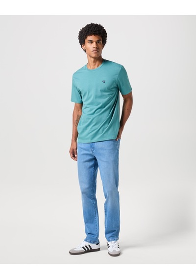 Regular Fit Normal Kesim Bisiklet Yaka %100 Pamuk Lacivert Tişört W7NM203877W25 Mint