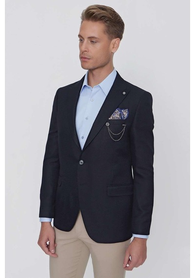 Efor C 630 Slim Fit Lacivert Spor Ceket Lacivert