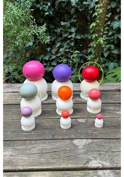 Rufus Concept Küre 8cm Çap Silikon Mum Kalıbı