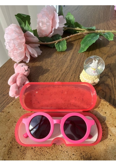 Jolly Kıds Çocuk Güneş Gözlüğü Kemik İskandinav 38 Koyu Pembe