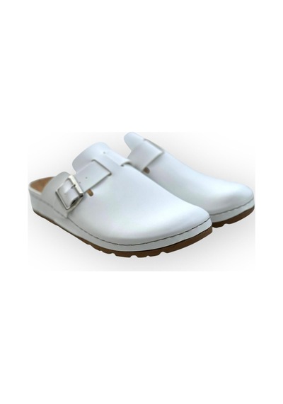 Fly Soft Ortopedik 7 Noktalı Sabo Terlik Doktor, Hemşire, Hastane, Aşçı, Eczacı Beyaz