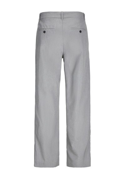Jack & Jones Erkek Pileli Genis Kesim Pantalon - Bill - 12266756 Light Grey Melange Gri Melanj
