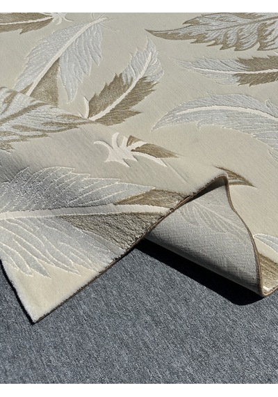 Saray Halı Vizyon 11498 Po 200x300 Krem Yeşil 6 M2 Halı