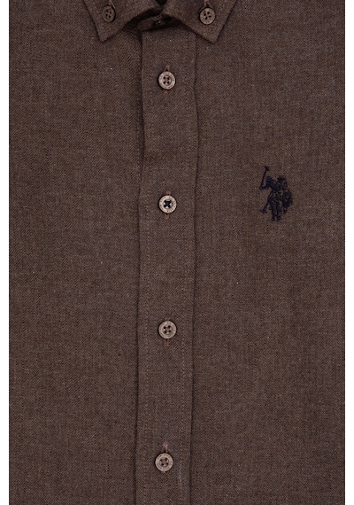 U.s. Polo Assn. Erkek Çocuk Kahverengi Gömlek Basic 50316769-vr029 Kahverengi