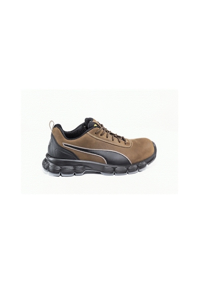 Puma Safety Condor Low Çelik Burunlu Nubuk Deri İş Ayakkabısı S3 Src Esd Kahverengi