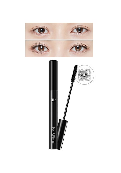 Missha 4D Mascara 4 Kat Dolgunluk Sağlayan Takma Kirpik Etkili Maskara