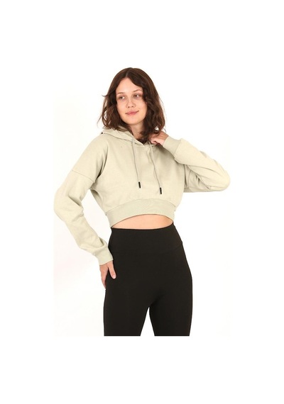 Scorp Storm Crop Kapüşonlu Sweatshirt Mint