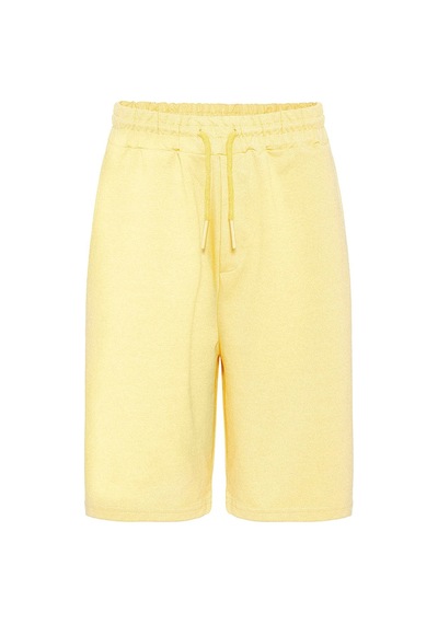 Basic Oversize Şort Takım Sarı