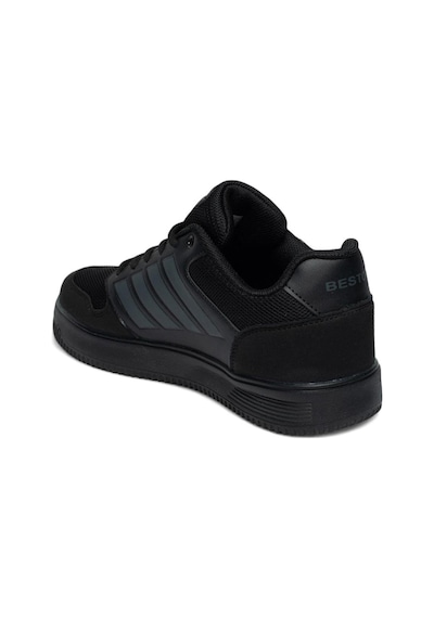 Moda Ayakkabı B-74 Kadın Yürüyüş Sneaker Ayakkabı Siyah