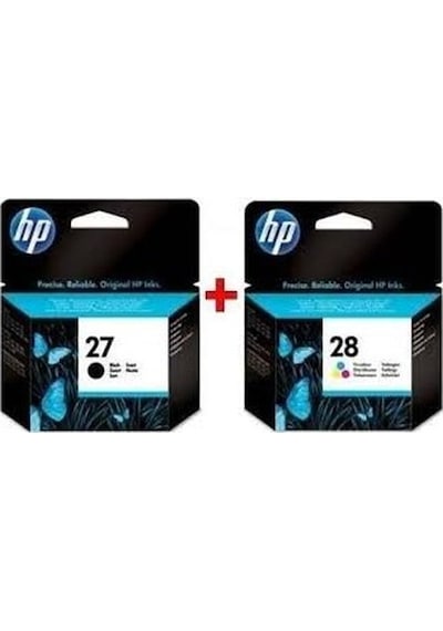 Hp 27 / 28 Siyah & Renkli Kartuş Paket