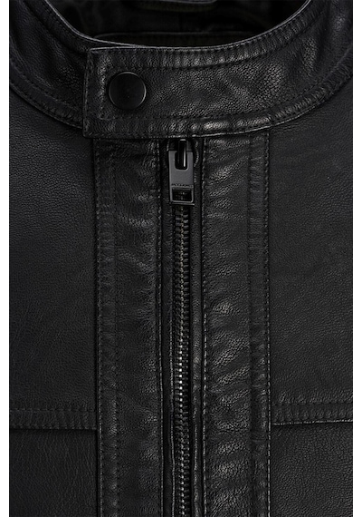 Jack & Jones 12182461 Jjewarner Jacket Noos Erkek Mont 12182461-R4306 Siyah
