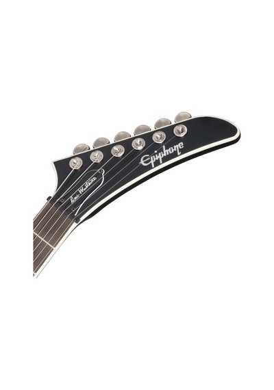 Epiphone Dave Mustaine Prophecy Flying V Figured Elektro Gitar Aged Dark Red Burst