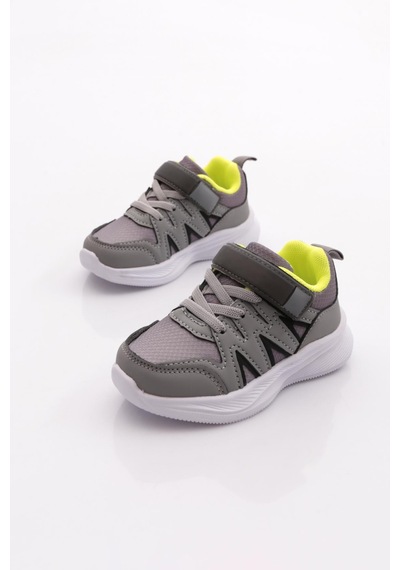 Marco Kids 09-26y905 Çocuk Bebe Işıklı Spor Ayakkabı Gri